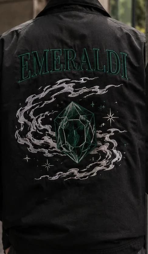 Jacket Back Embroidery