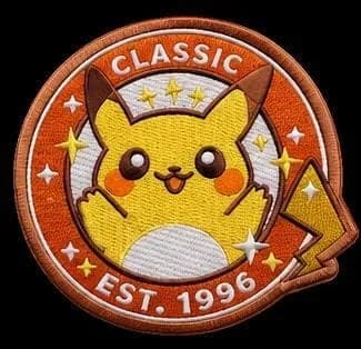 Classic Pikachu 1996 Patch