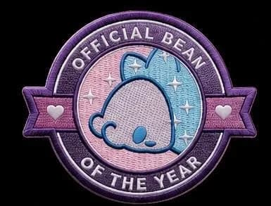 Official Bean of the Year Patch